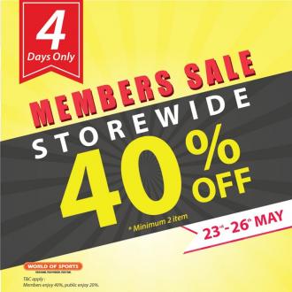 World of Sports Member's Day Special (23 May 2019 - 26 May 2019)