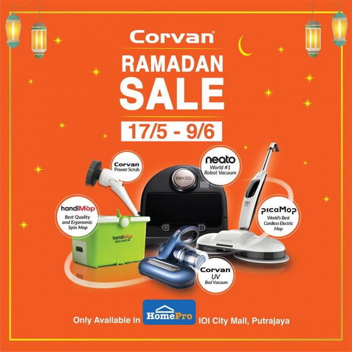 HomePro Corvan Ramadan Sale at IOI City Mall (17 May 2019 - 9 June 2019)