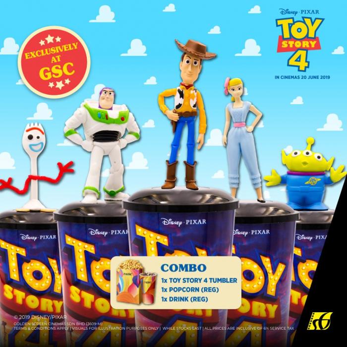 GSC Toy Story 4 Tumblers Combo (3 June 2019 onwards)