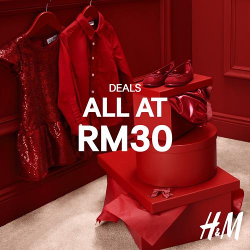 H&M Deals All At RM30