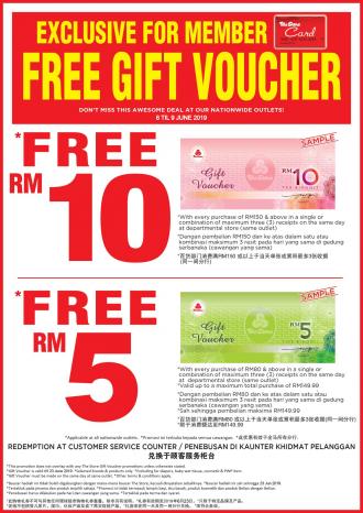 The Store and Pacific Hypermarket Members Promotion FREE Gift Voucher (8 June 2019 - 9 June 2019)