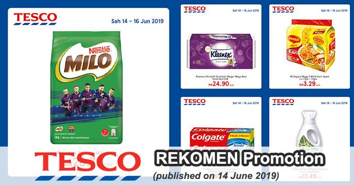 Tesco REKOMEN Promotion published on 14 June 2019
