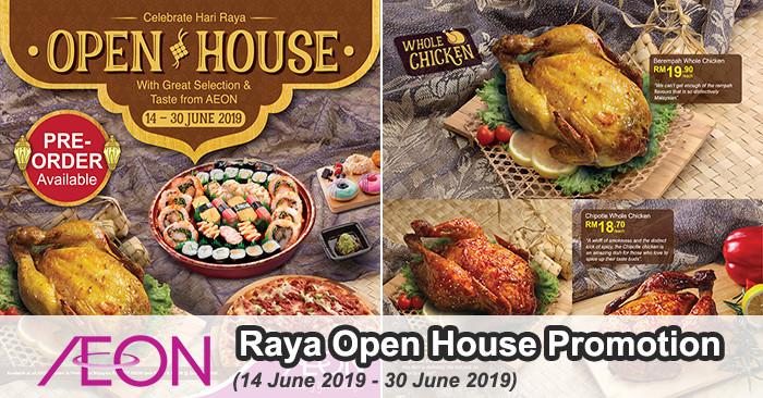 AEON Hari Raya Open House Promotion (14 Jun 2019 - 30 Jun 2019)