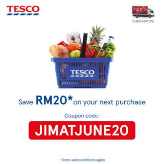 Tesco Online RM20 Promo Code (valid until 30 Jun 2019)