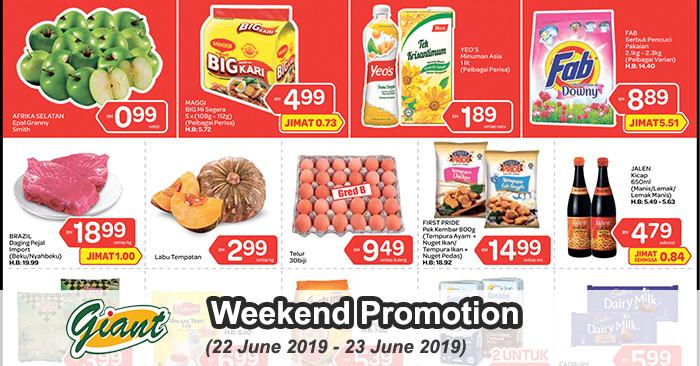 Giant Weekend Promotion (22 Jun 2019 - 23 Jun 2019)
