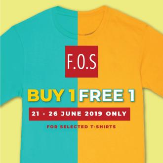 F.O.S Buy 1 FREE 1 Promotion (21 June 2019 - 26 June 2019)