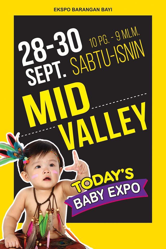 Today's Baby Expo at Mid Valley (28 September 2019 - 30 September 2019)