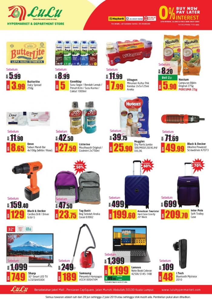 LuLu Hypermarket Weekend Promotion (28 June 2019 - 2 July 2019)