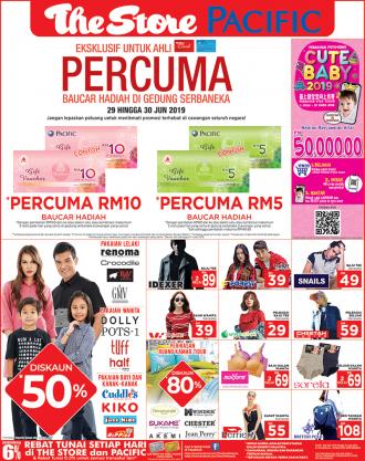 The Store and Pacific Hypermarket Weekend Promotion (29 June 2019 - 30 June 2019)