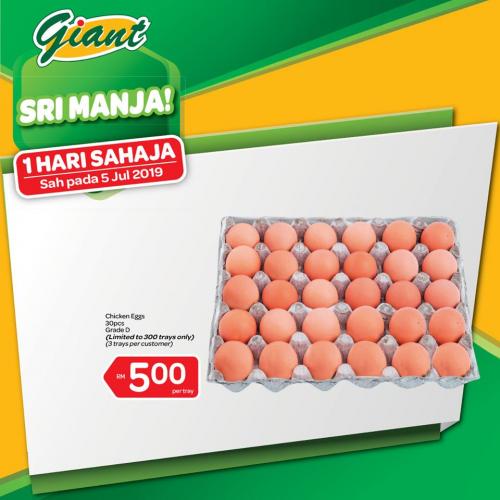 Giant Sri Manja New Look Promotion (5 July 2019)