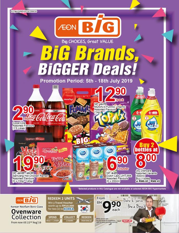 AEON BiG Promotion Catalogue (5 July 2019 - 18 July 2019)