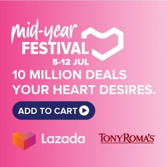 Tony Roma's 15% OFF on Lazada Mid-Year Festival Sale (valid until 11 Jul 2019)