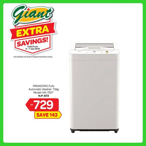 Giant Electrical Appliances Promotion (6 July 2019 - 7 July 2019)