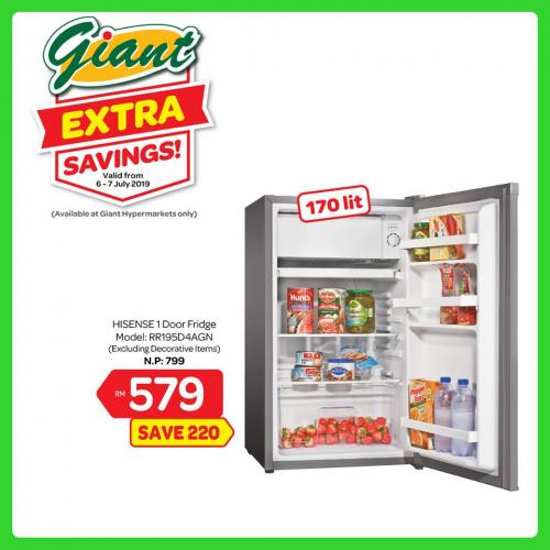 Giant Electrical Appliances Promotion (6 July 2019 - 7 July 2019)