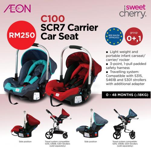 AEON Sweet Cherry Car Seats & Strollers Promotion (valid until 31 July 2019)