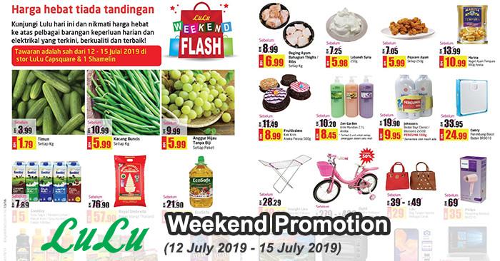 LuLu Hypermarket Weekend Promotion (12 Jul 2019 - 15 Jul 2019)
