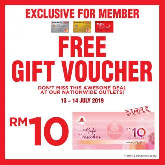 The Store and Pacific Hypermarket Members Promotion FREE Gift Voucher (13 July 2019 - 14 July 2019)