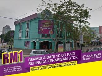 Pusat Pakaian Hari-Hari Taman Kota Fesyen MITC Melaka RM1 Promotion (27 July 2019)