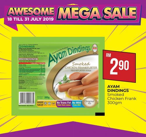 Pacific Hypermarket Awesome Mega Sale Promotion (18 July 2019 - 31 July 2019)