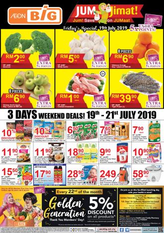 AEON BiG Weekend Promotion (19 Jul 2019 - 21 Jul 2019)