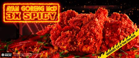 McDonald's Ayam Goreng McD 3X Spicy