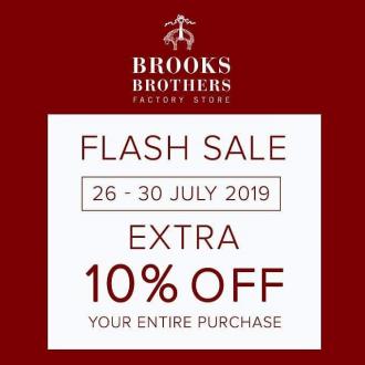 Brooks Brothers Flash Sale Extra 10% OFF at Genting Highlands Premium Outlets (26 July 2019 - 30 July 2019)