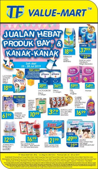 TF Value-Mart Baby Products Promotion (25 July 2019 - 28 July 2019)