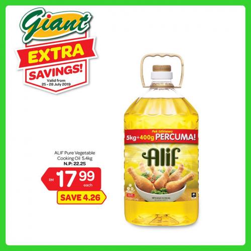 Giant Extra Savings Promotion (25 July 2019 - 28 July 2019)