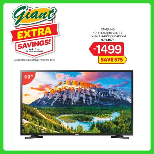 Giant Electrical Appliances Promotion (27 July 2019 - 28 July 2019)