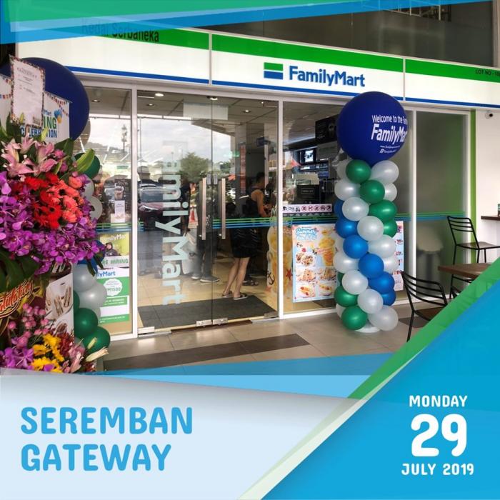 FamilyMart Seremban Gateway Opening Promotion (29 July 2019 - 25 August 2019)