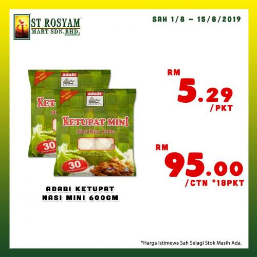 ST Rosyam Mart Promotion (1 August 2019 - 15 August 2019)