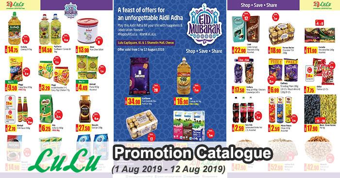 LuLu Hypermarket Promotion Catalogue (1 Aug 2019 - 12 Aug 2019)