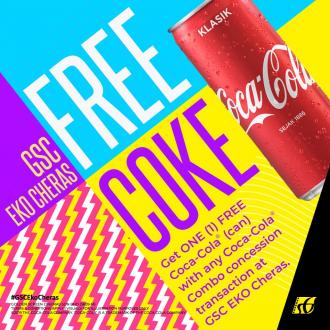 GSC EkoCheras Opening Promotion FREE Coke (1 August 2019 onwards)