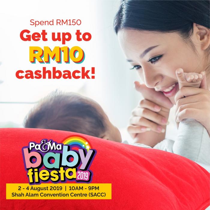 Boost Promotion Pa&Ma Baby Fiesta Get Up TO RM10 Cashback (2 August 2019 - 4 August 2019)