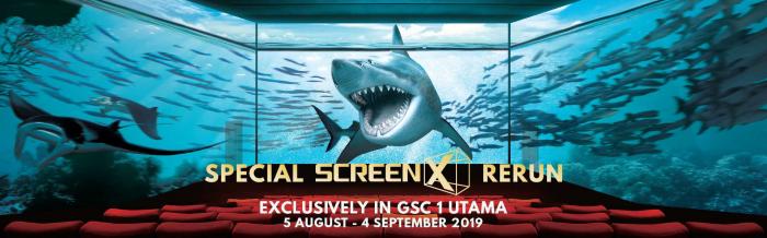 GSC 1 Utama Malaysia First Ever ScreenX Promotion (5 August 2019 - 4 September 2019)