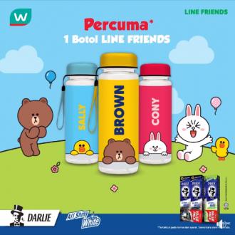 Watsons Darlie Promotion FREE LINE Friends Bottle (valid until 31 Aug 2019)