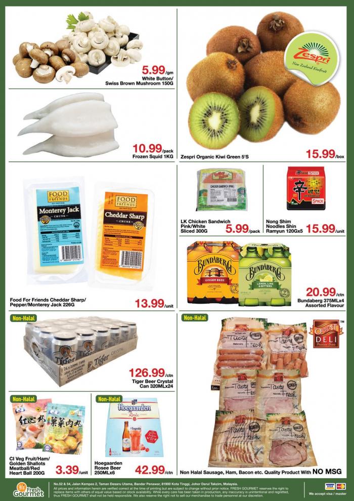 Fresh Gourmet Opening Promotion Promotion (1 August 2019 - 18 August 2019)