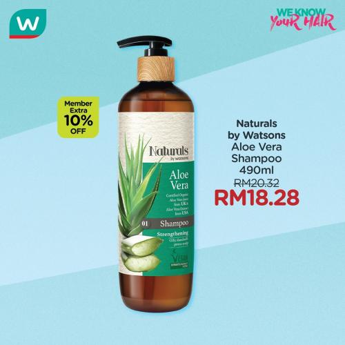 Watsons Hair Care Promotion (valid until 2 September 2019)