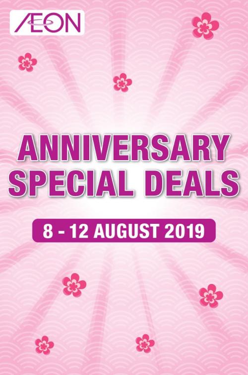 AEON Anniversary Special Deals (8 August 2019 - 12 August 2019)