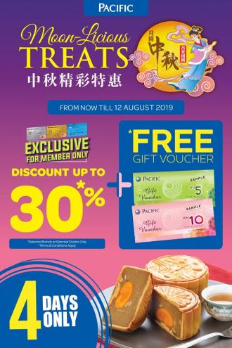 Pacific Hypermarket Mooncake Promotion Discount Up To 30% (9 August 2019 - 12 August 2019)