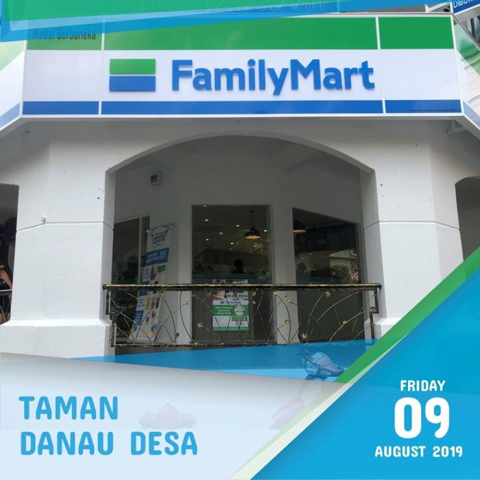 FamilyMart Taman Danau Desa Opening Promotion (9 August 2019 - 8 September 2019)
