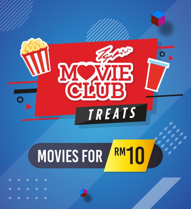 TGV Cinemas Movie Club Treats Promotion Movies for RM10
