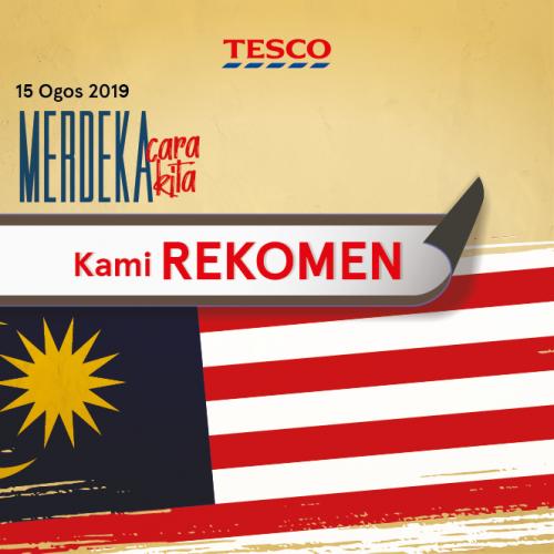 Tesco REKOMEN Promotion published on 15 August 2019