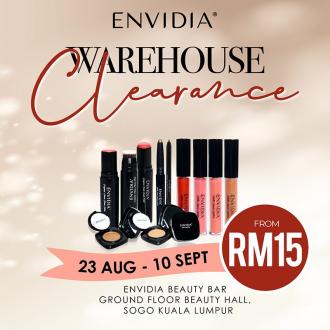 Envidia Merdeka Warehouse Clearance Sale at SOGO Kuala Lumpur (23 Aug 2019 - 10 Sep 2019)