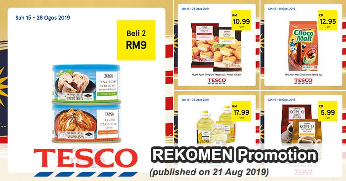 Tesco REKOMEN Promotion published on 21 August 2019