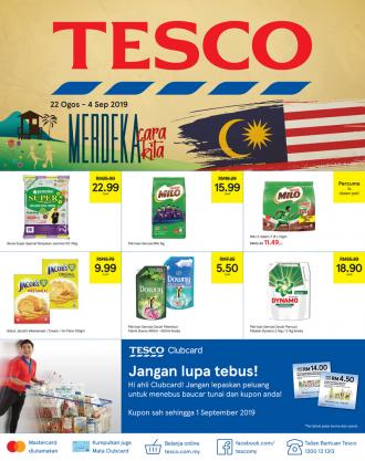 Tesco Merdeka Promotion Catalogue (22 August 2019 - 4 September 2019)