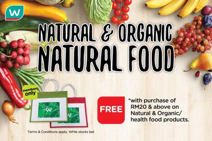 Watsons Natural & Organic Natural Foods Promotion (valid until 2 September 2019)
