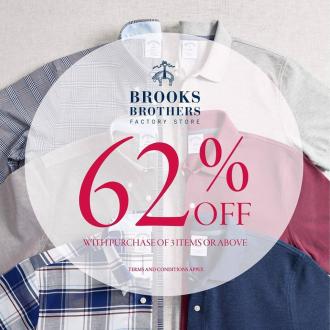 Brooks Brothers Merdeka Promotion 62% OFF at Genting Highlands Premium Outlets (30 August 2019 - 2 September 2019)
