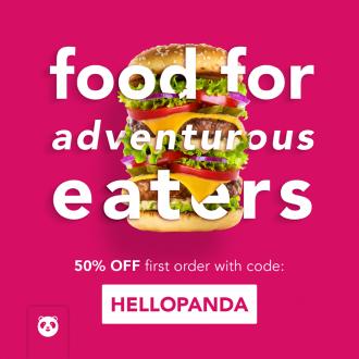 FoodPanda New Customer 50% Off Promo Code Promotion