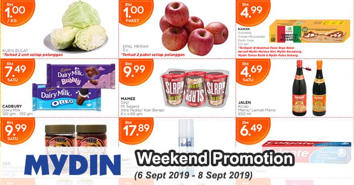MYDIN Weekend Promotion (6 Sep 2019 - 8 Sep 2019)